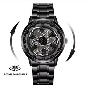 Black Gray Spinning Star Black Watch